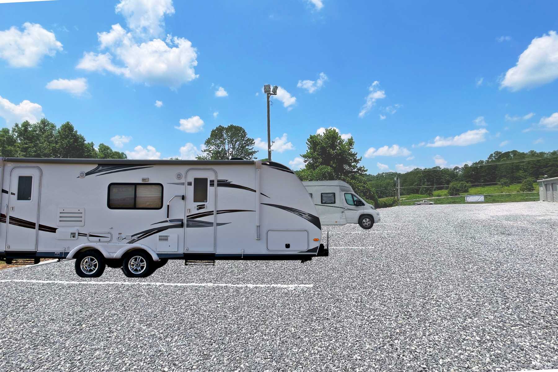 RV camper storage trailer parking in morganton nc